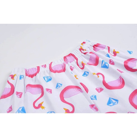 ABeCue Cartoon Tee and Shorts PJS Set (XL) - Picture 5 of 8